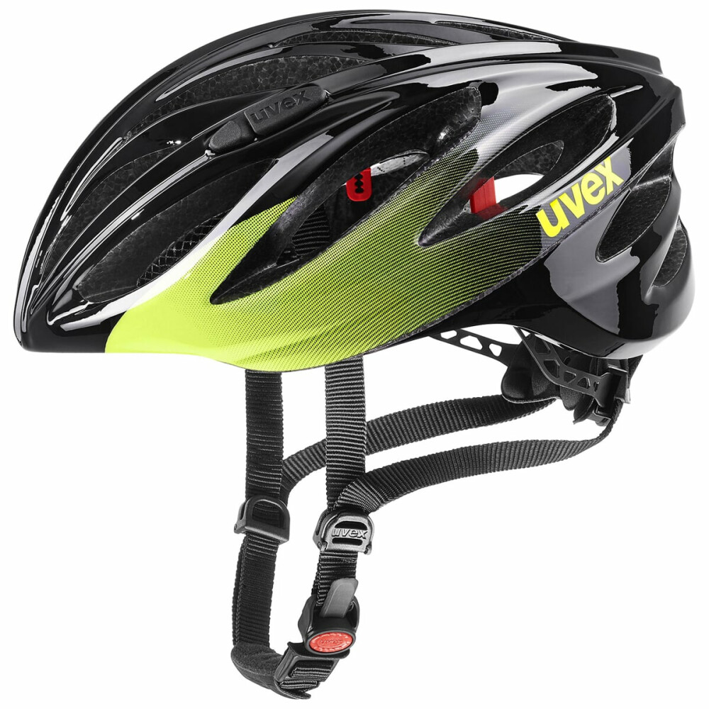 UVEX HELMA BOSS RACE BLACK - LIME (S4102292000)