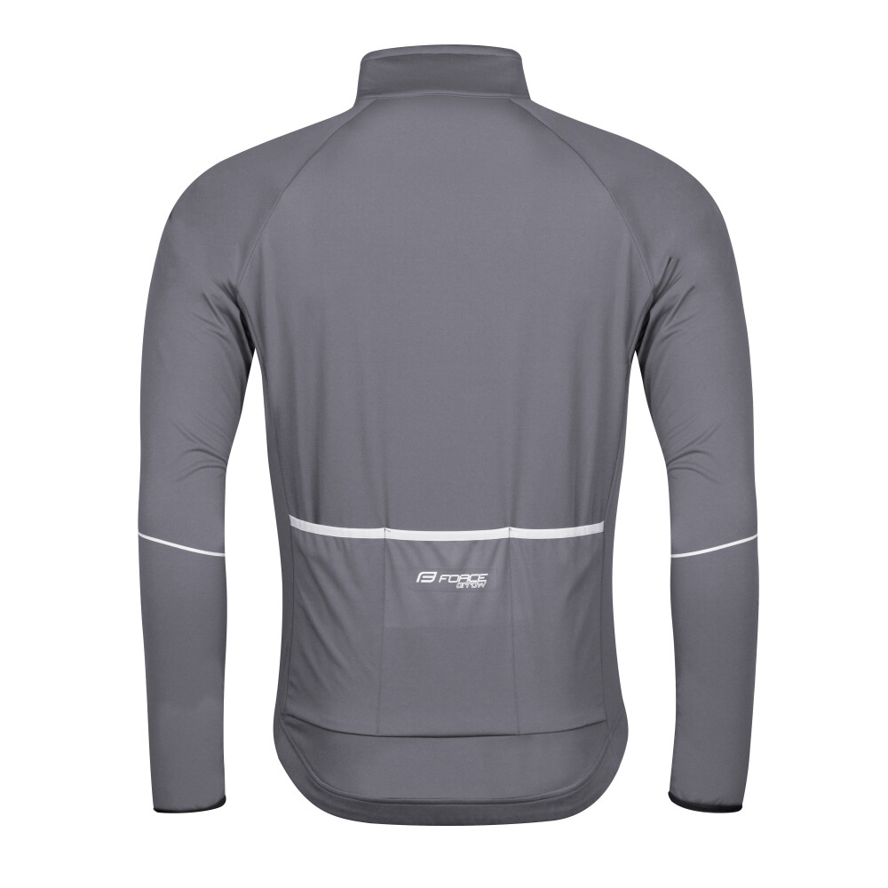 bunda FORCE ARROW softshell, šedá