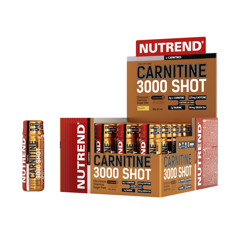 Carnitine 3000 Shot, 20x 60 ml box, ananas