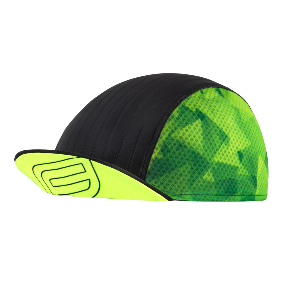 čepička s kšiltem FORCE CORE letní,černo-fluo