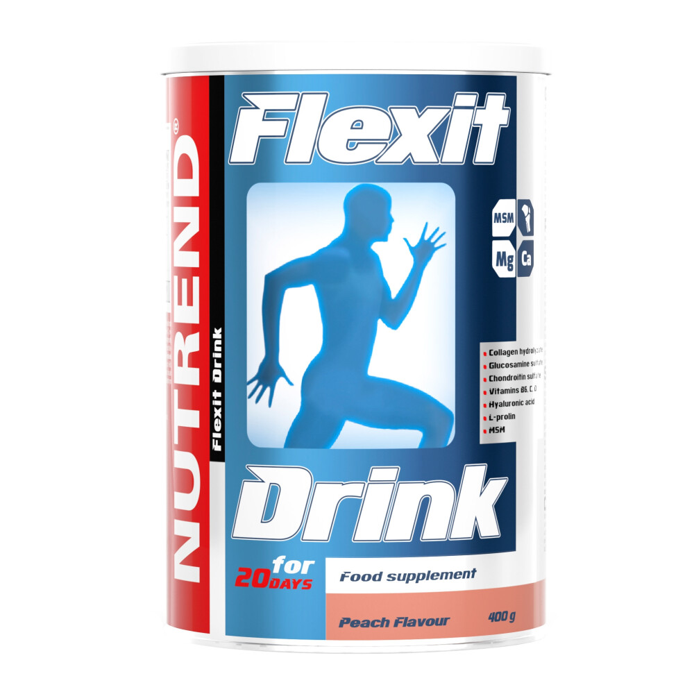 Flexit Drink, dóza, 400 g broskev