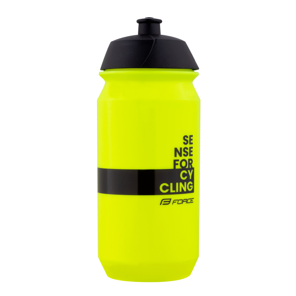 láhev FORCE FINE 0,5 l, fluo-černá