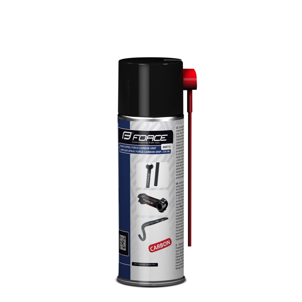 mazivo-sprej FORCE Carbon Grip 200ml