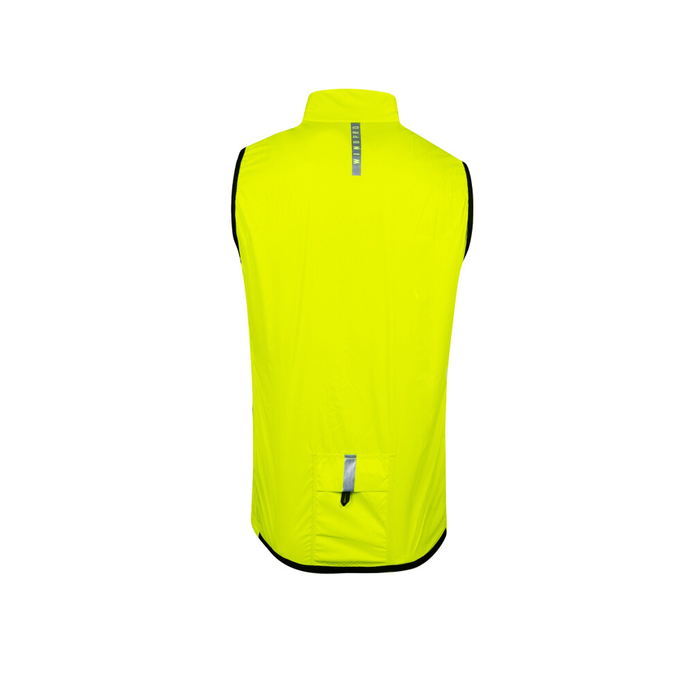 vesta FORCE WINDPRO KID, plná záda, fluo