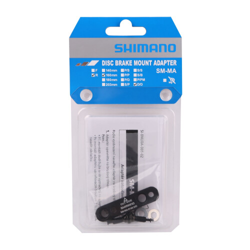 adaptér zadní SHIMANO FLAT/FLAT 160mm, černý