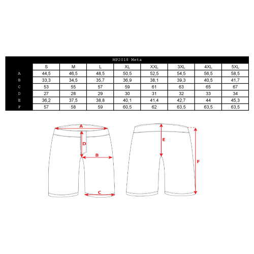 pánské MTB kraťasy Meta XXL