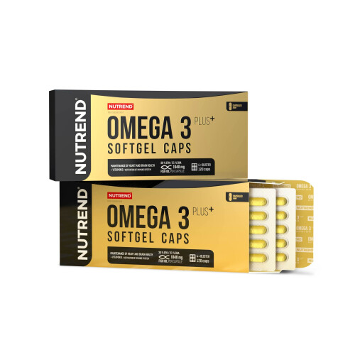 Omega 3 Plus Softgel Caps, 120 kapslí