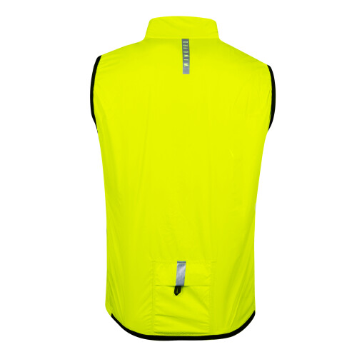 vesta FORCE WINDPRO, plná záda, fluo