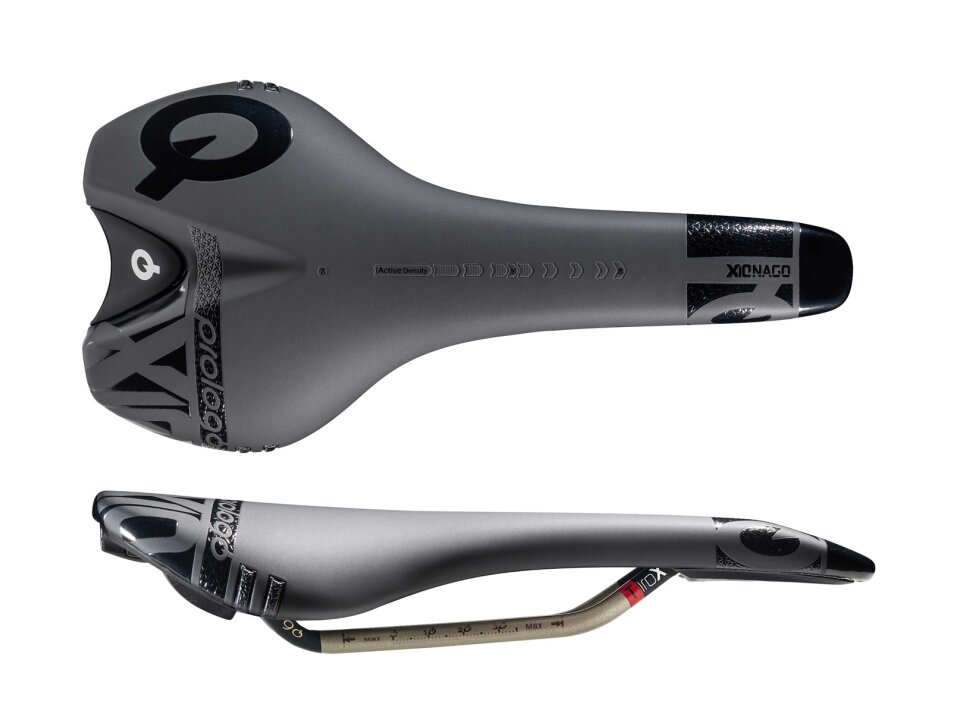 Selle de v?lo nago evo x10 tIROX， noir/vert， dimensions : 280 x